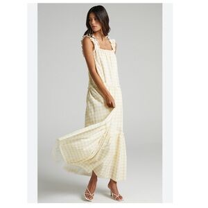 NWT Charlie Holiday Lottie Gingham Dress